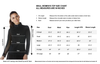 Size chart for the IBKUL Long Sleeve Mock Neck Top - White